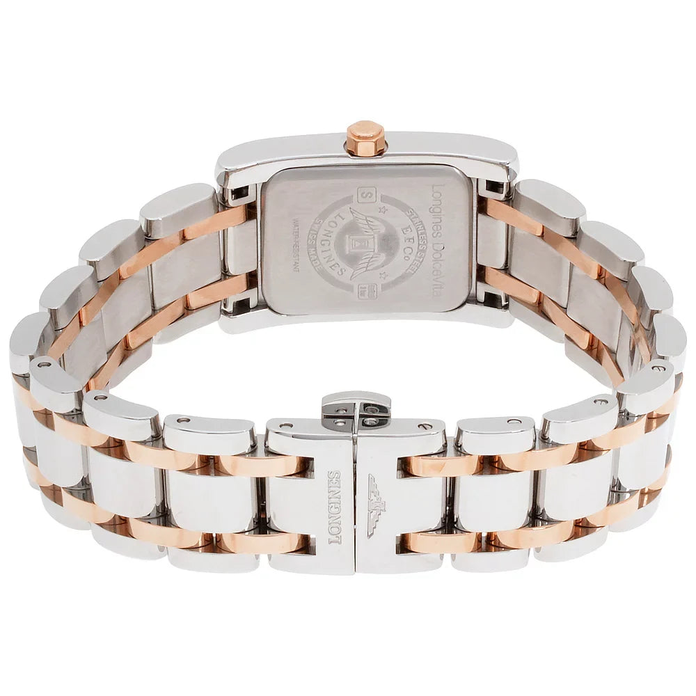 Watch Ladies Dial White Longines DolceVita Steel L51555197 Stainless
