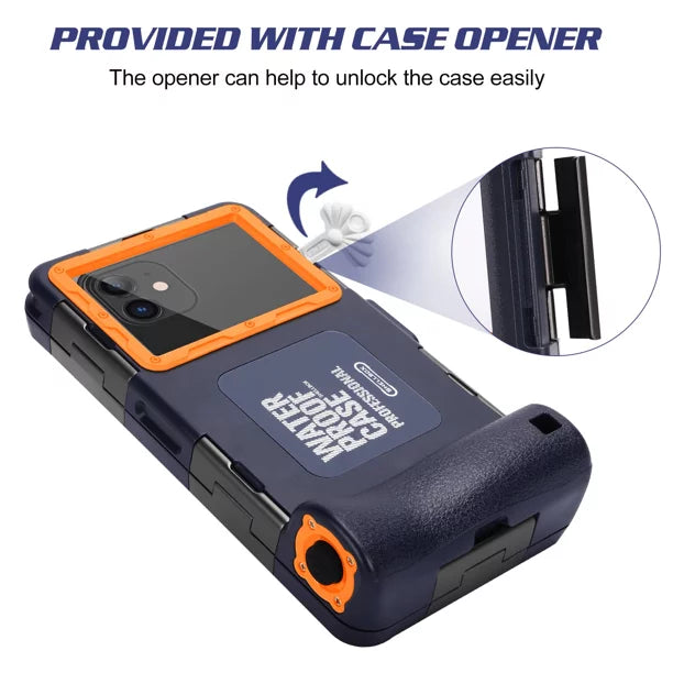 Inch all Surfing [15m/50ft] Case Up UrbanX for LG Photo Swimming Diving Housing LCD Professional And with Waterproof Snorkeling Lanyard to 6.9 Underwater Protective Q31 Video Phones