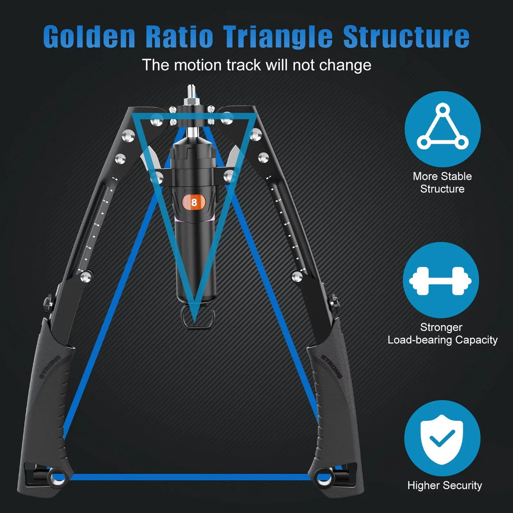 Expander Arm Hydraulic with Exerciser 22-440lbs for with Power Adjustable & Chest Home Training Handle, Roller Upgrade Wheels, Twister Ab Stretchable Wheel 2-in-1 Twister Muscle