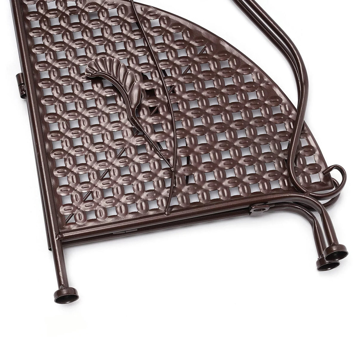 4-Tier Plant Shelf Stand Folding Balcony Storage Flower Rack Corner Pot