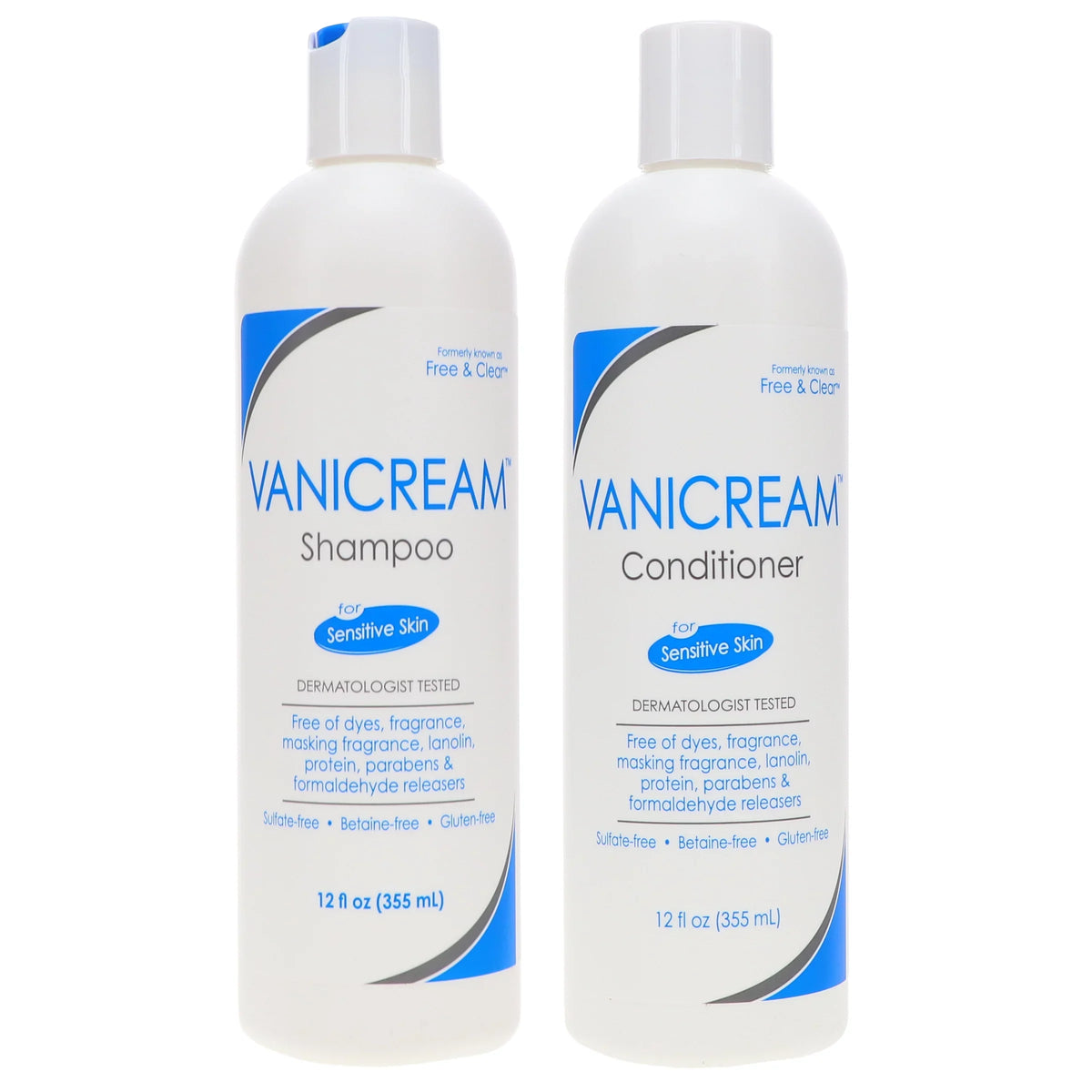 12 oz Vanicream Combo oz Conditioner & Shampoo 12 Pack