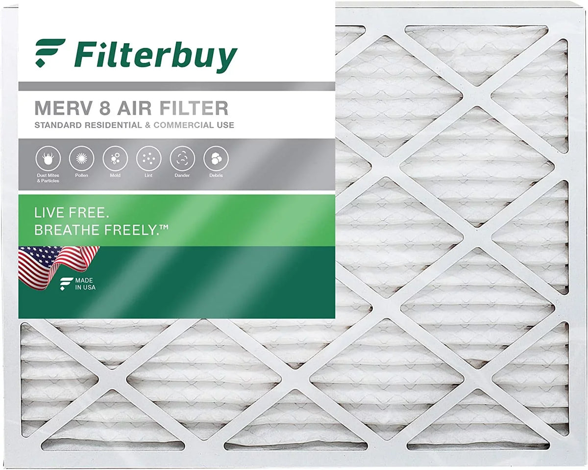 AC (1-Pack) 20x24x4 Furnace Filters MERV 8 Filterbuy HVAC Air Pleated