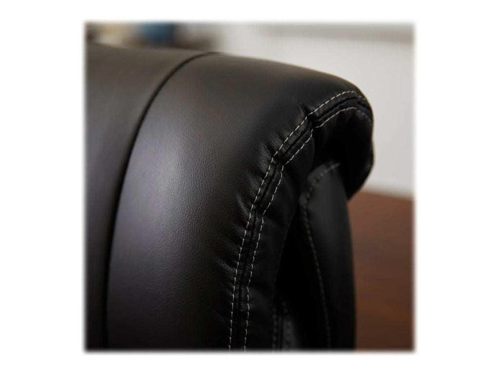 faux executive and Tall - armrests high-back - poly-fiber wood, memory - steel, La-Z-Boy Chair swivel - ergonomic - foam, Big leather, - tilt - black plywood, Trafford - -