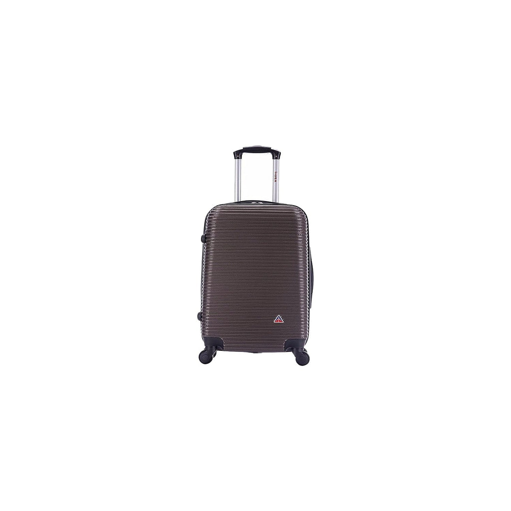 Carry-On PC/ABS Royal Plastic Luggage InUSA (IUROY00S-BRO) Brown