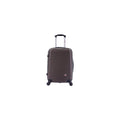 Carry-On PC/ABS Royal Plastic Luggage InUSA (IUROY00S-BRO) Brown