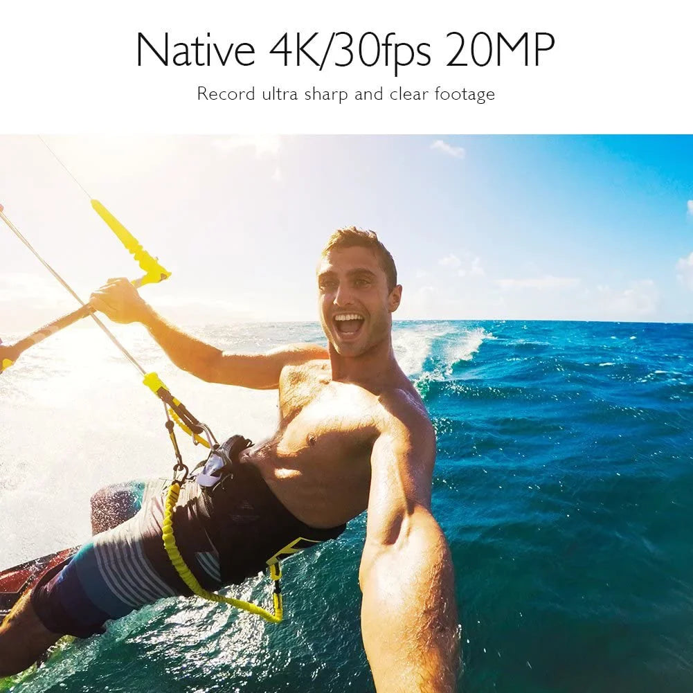 Touch Helmet V50 with Support Kit Web Mic WiFi AKASO 4K30fps EIS 20MP Action with Remote Camera Waterproof Camera Accessories Screen 100 Camera Sports Pro Camera External Control feet