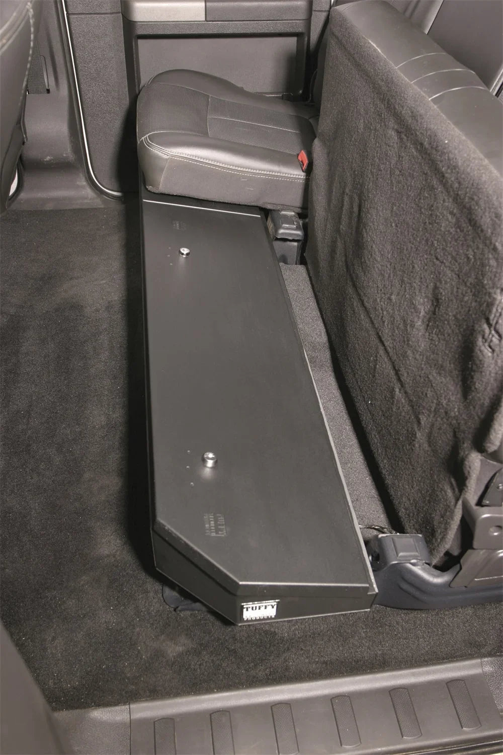 Under Seat 309-01 SuperDuty Lockbox; Ford Black; 2003-2016 Security Products Tuffy SuperCrew