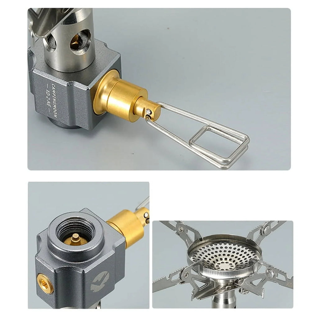 CAMPINGMOON Camping Stove Gas Camping High Backpacking Stove 3300W Stove Efficient Split