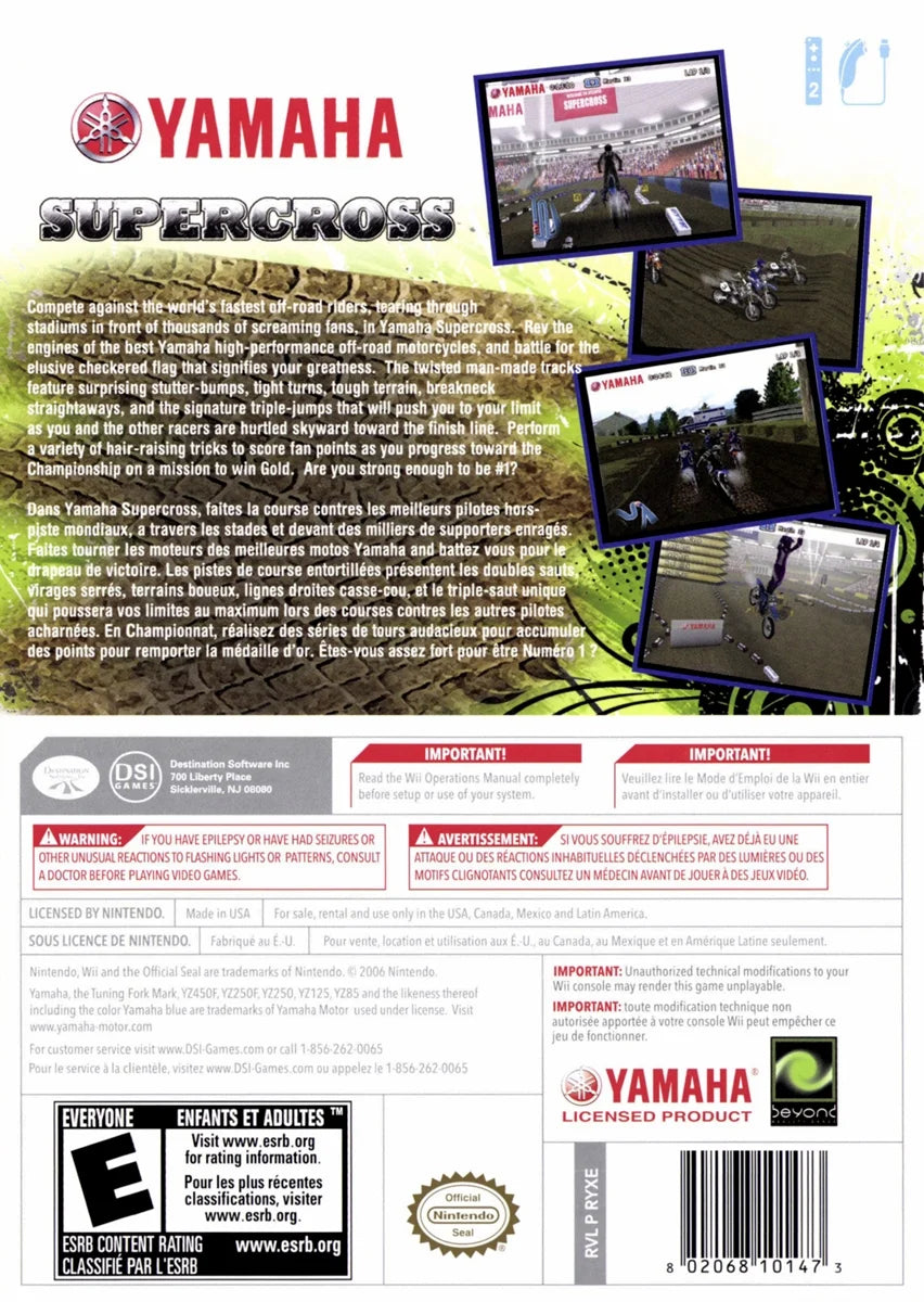 Yamaha Wii Supercross -