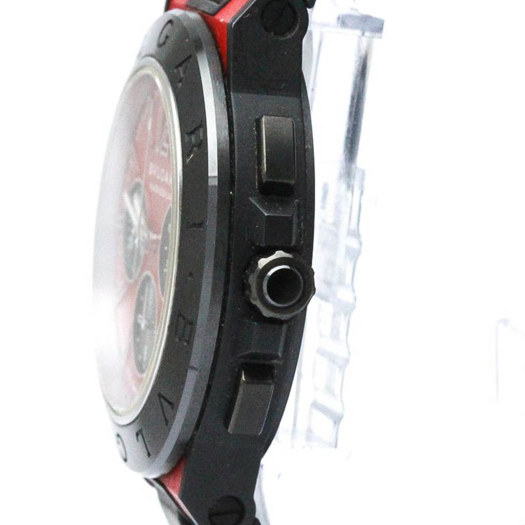 BF567466 (Good) BVLGARI Watch Ceramic DG42SMCCH Magnesium Pre-Owned Automatic Diagono Chronograph