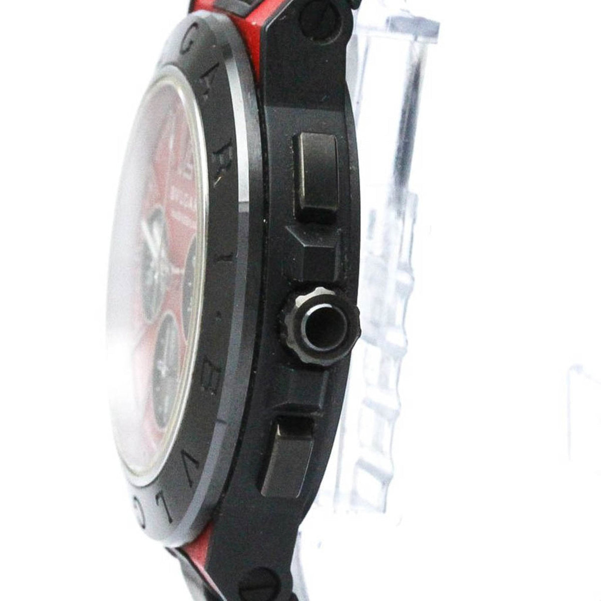 BF567466 (Good) BVLGARI Watch Ceramic DG42SMCCH Magnesium Pre-Owned Automatic Diagono Chronograph