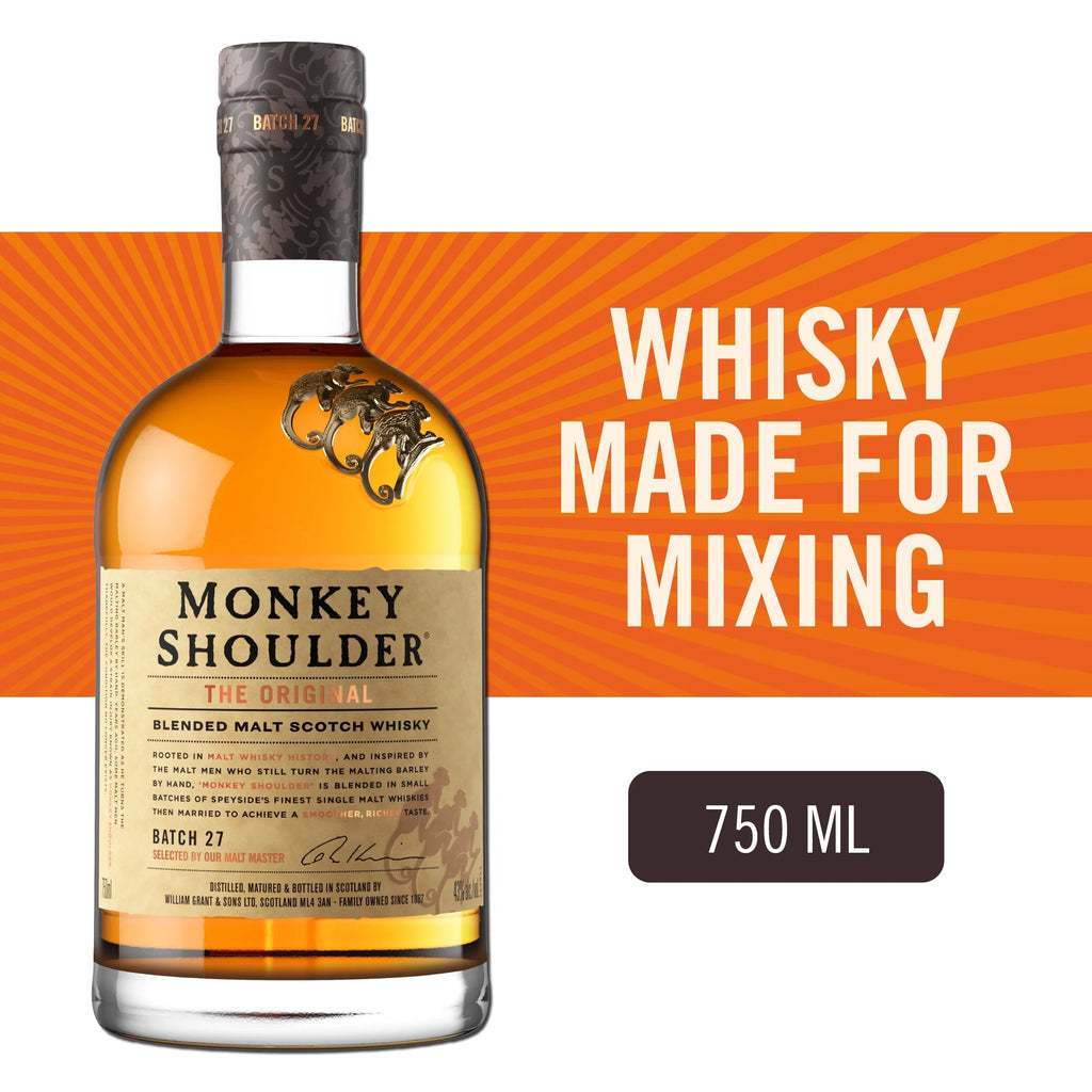 Bottle, Monkey 86 Shoulder Proof Scotch Glass Whisky, 43% ABV 750ml