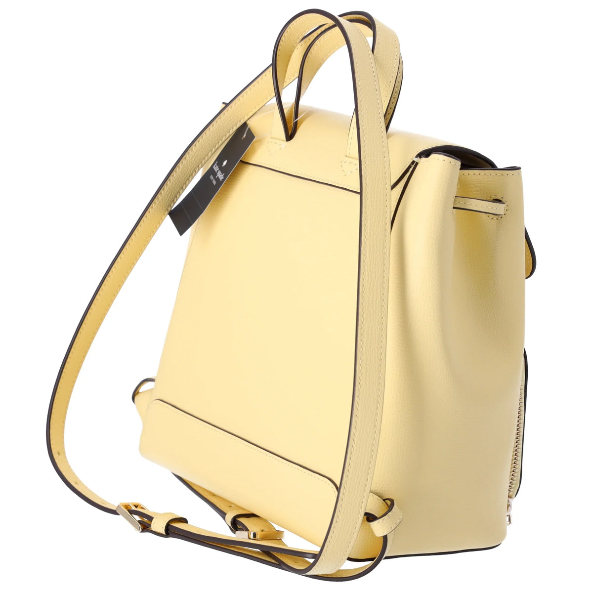 Backpack Flap Kate Butter Medium Leather Kristi Grain Spade Yellow Refined