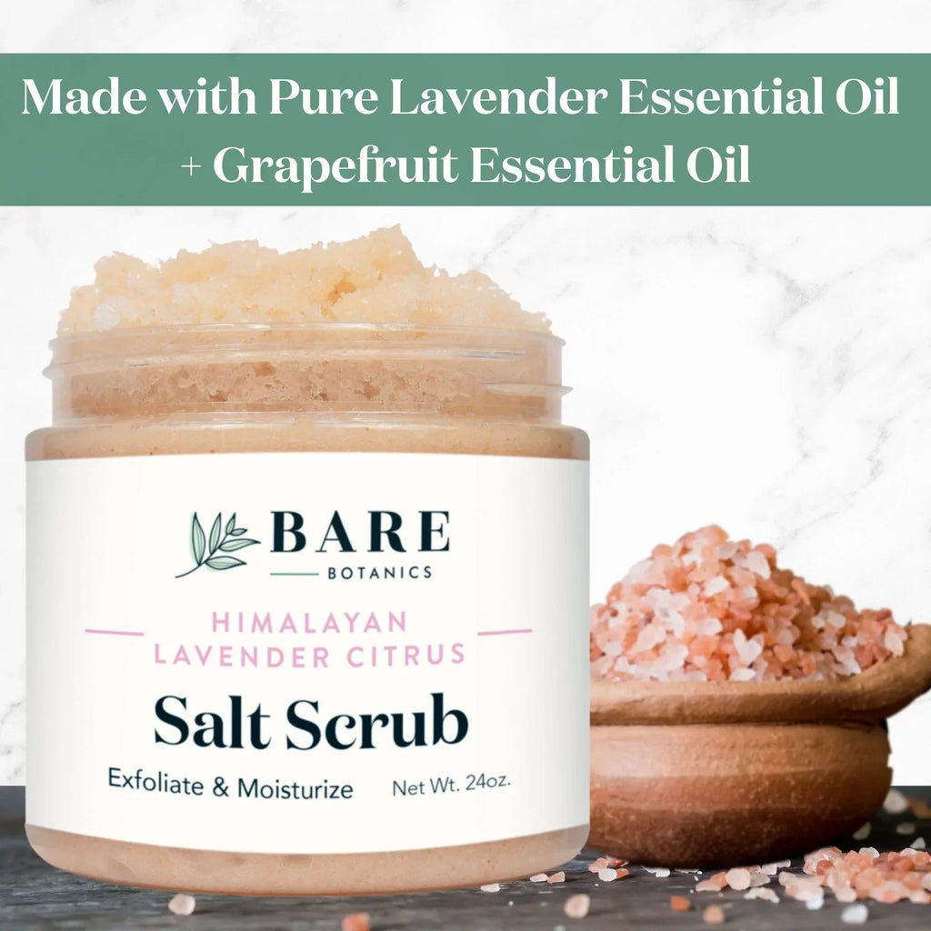 Bare Scrub Himalayan Citrus oz 24 Salt Lavender Scrub Body Botanics