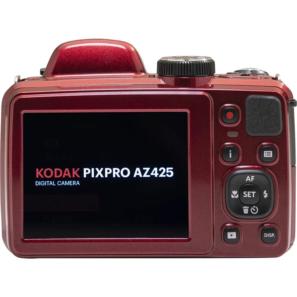 Kodak + + Battery Warranty AZ425 Camera +1 (Red) Digital Yr PIXPRO Extra LED