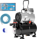 Air with Airbrush Professional 1/5 Airbrushing Compressor 1 Shoes and for HP Cake VIVOHOME System Decoration Tattoo Makeup Kit 110-120V Paint