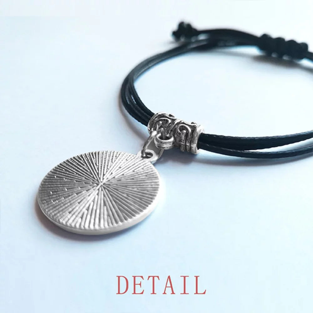 Leather Of Bracelet Jewelry Triumphal Arch Wristband Black Rope Paris Best
