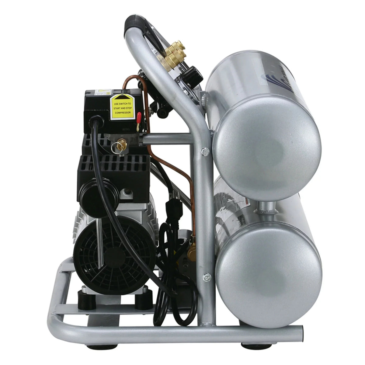 Air Ultra Oil Quiet Free Tools Compressor Powerful California 4610AC Air
