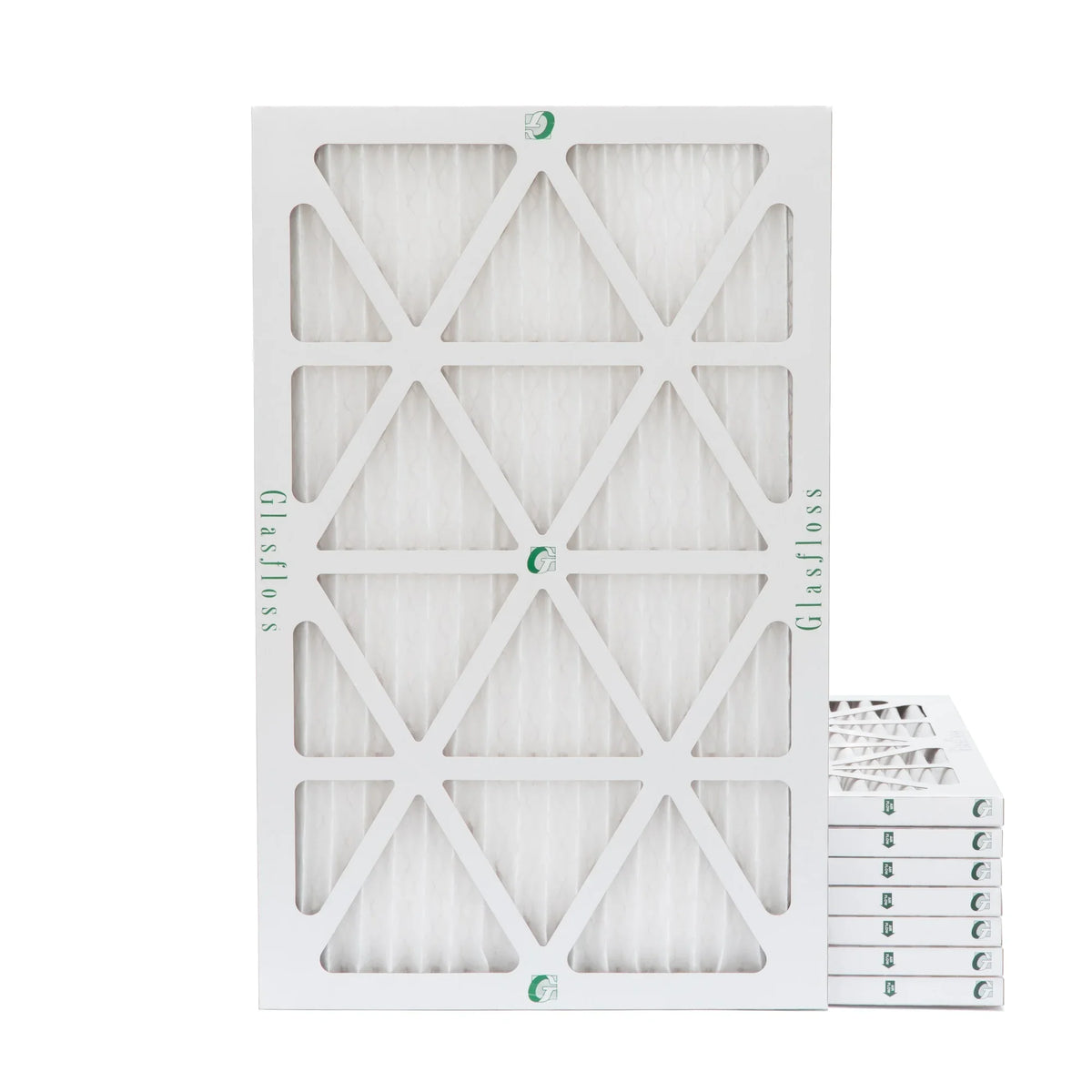 MERV Air 29-5/8 x Furnace 20x30x1 ( 8 Filters x 10 7/8 Exact Industries. Pleated AC 19-5/8 Size: Pack Glasfloss ) by