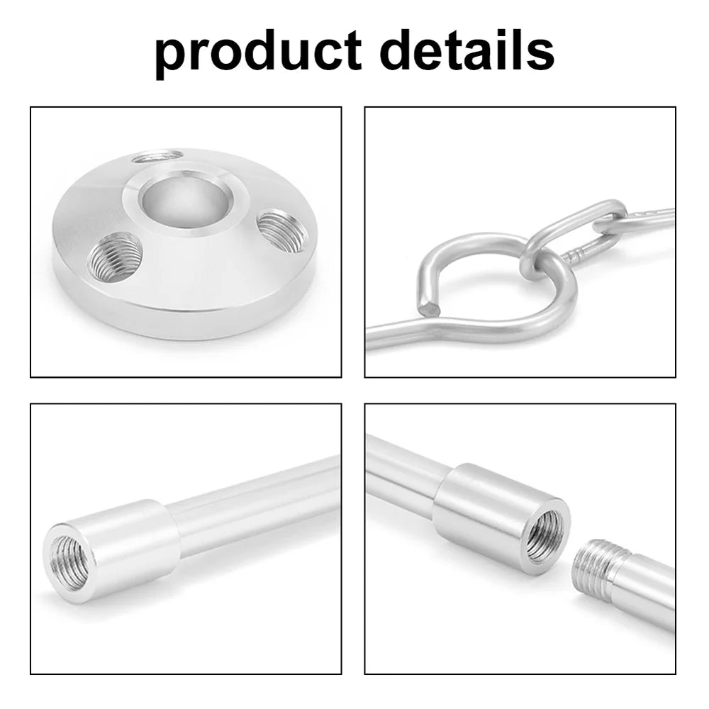 Pot Hung Arealer for Folding Aluminum Bracket Camping Stand Tripod BBQ Detachable Alloy Portable Rack Campfire Picnic Bonfire