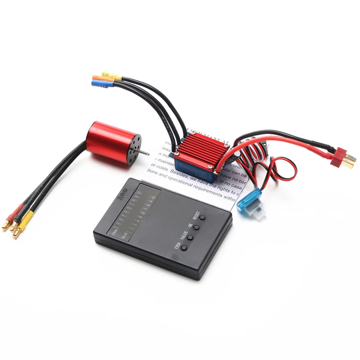 ESC Brushless Motor Brushless Speed 118 Car 116 Controller for Programming RC Servo Sensorless 2.2KG 25A Electric 4P 4800KV S2435 Truck