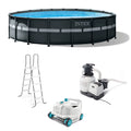 XTR 18' Ultra 52" Above Ground Intex Pool & with Vacuum Set x Pump Robot
