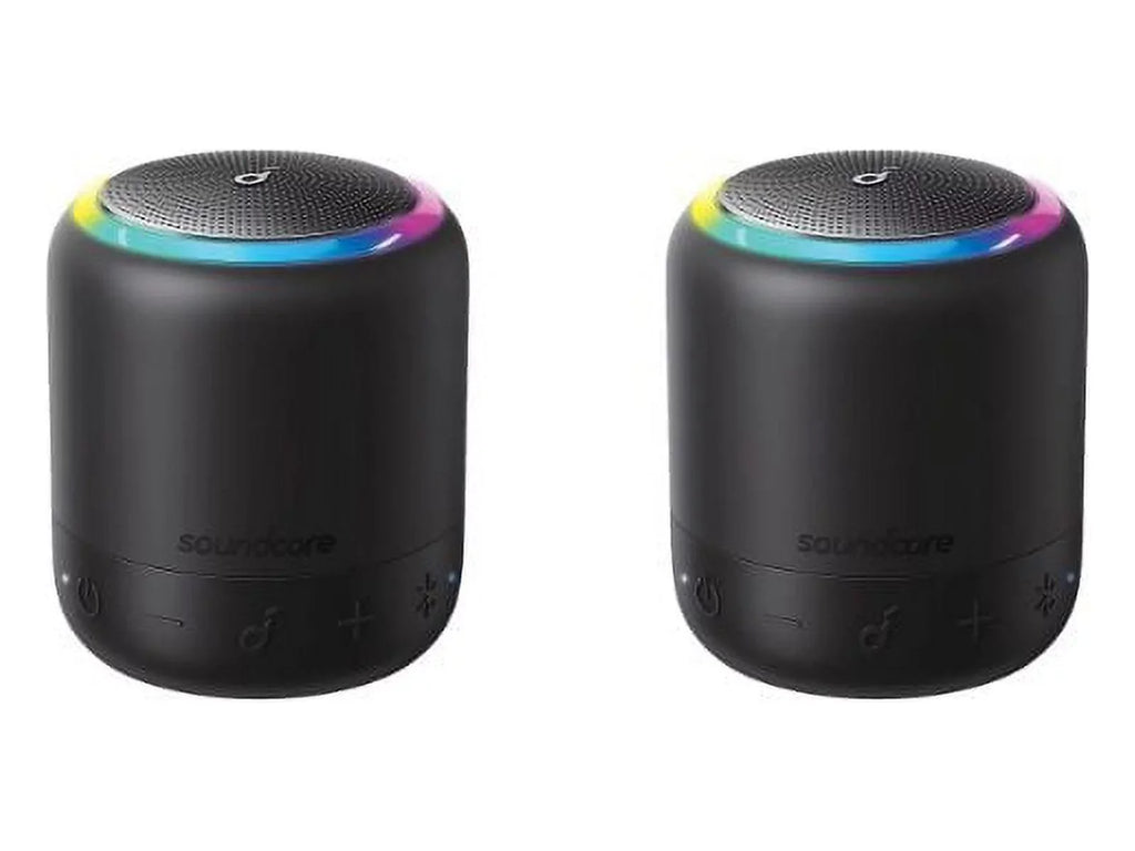 B3127Z11 15H IPX7 3 Portable Soundcore 2-Pack Speaker Mini Playtime Waterproof Black Bluetooth Refurbished Pro