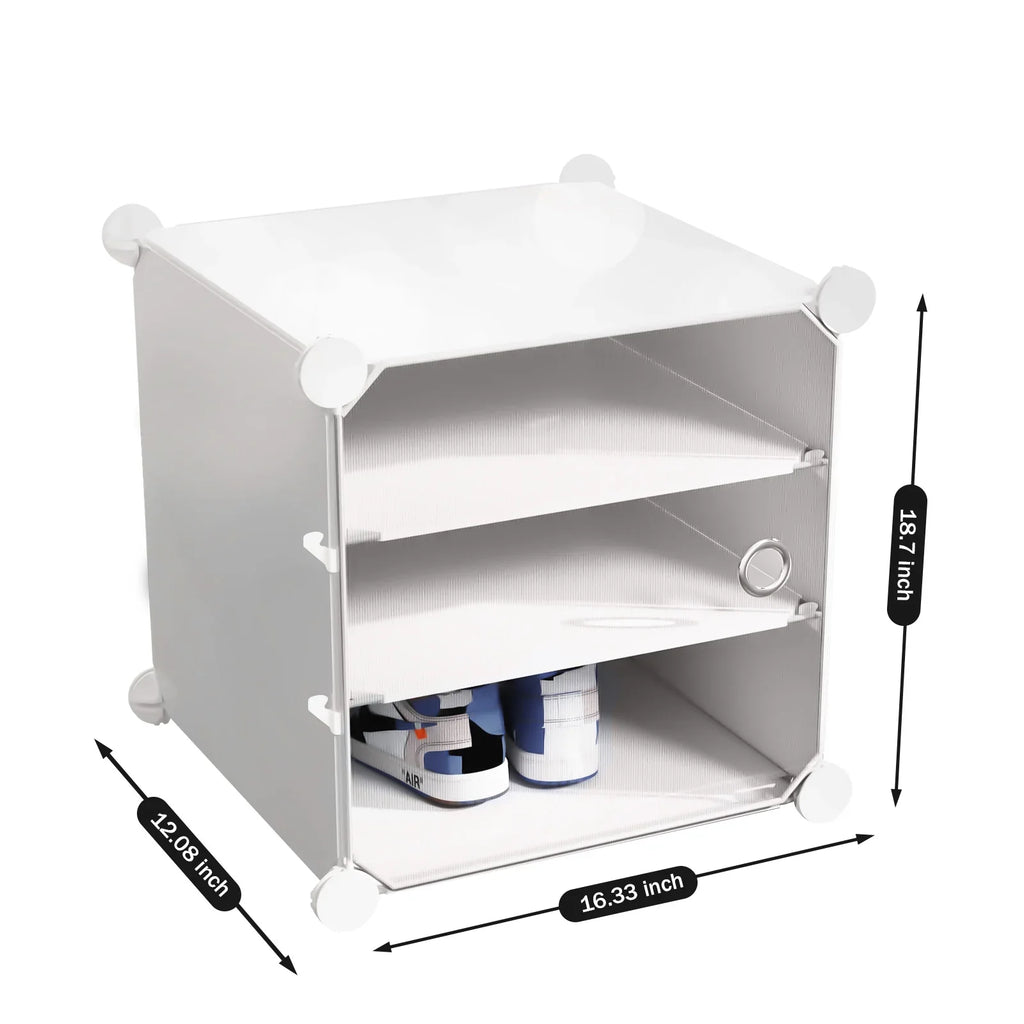 Entryway Stand 96 for Pairs Shelf 12 Storage Cabinet White Plastic Modular Shoe Shoe 48 Cubes Rack Closet Tiers Bedroom Boxes, Tower Shoe Organizer Hallway Storage
