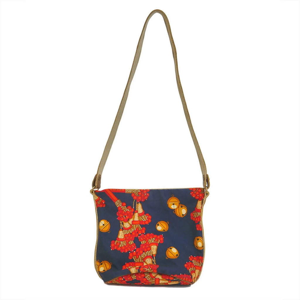 red navy (Good) ladies shoulder canvas Pre-Owned bag one x Loewe LOEWE