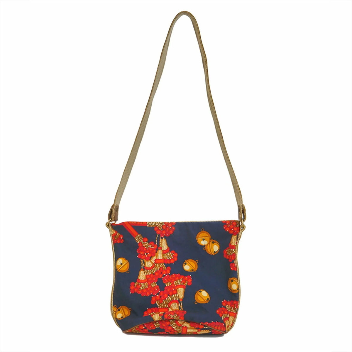red navy (Good) ladies shoulder canvas Pre-Owned bag one x Loewe LOEWE