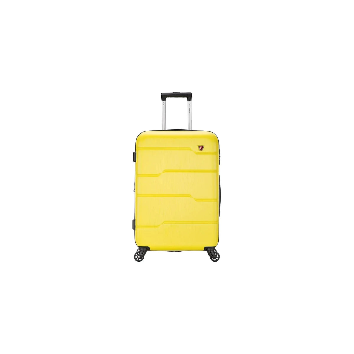 RODEZ DUKAP Spinner Luggage Yellow (DKROD00M-YEL) Plastic 4-Wheel