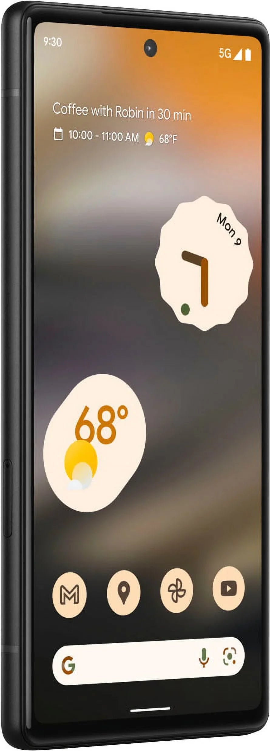 Google (Unlocked) Pixel Charcoal GA02998 128GB 6a (Refurbished) Restored