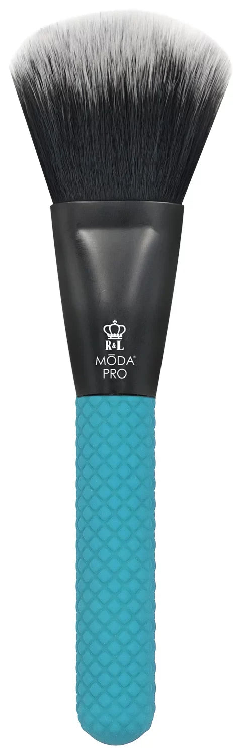 Makeup with Flat Crease Moda Teal Brush Pro Highlight, Set Brush Brushes Wrap, Full and 13pc Makeup Face Powder, Includes