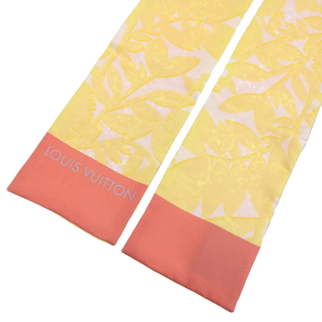 Pink (Good) M75272 Flower LOUIS Silk Pre-Owned Tropical VUITTON Yellow Scarf Bandeau Louis Vuitton