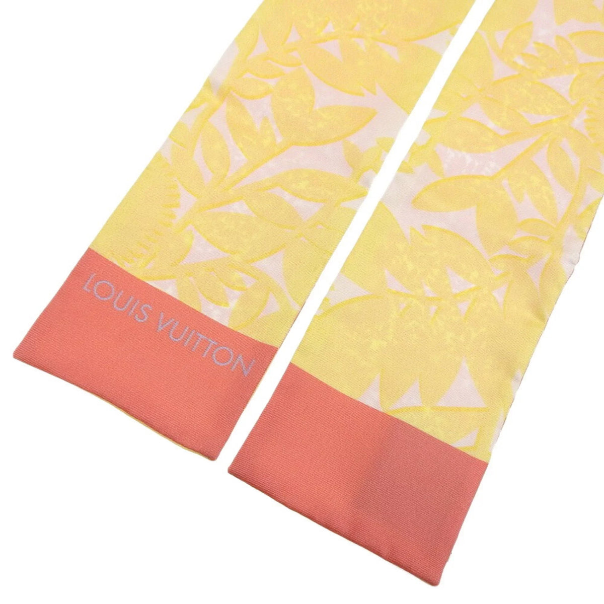 Pink (Good) M75272 Flower LOUIS Silk Pre-Owned Tropical VUITTON Yellow Scarf Bandeau Louis Vuitton