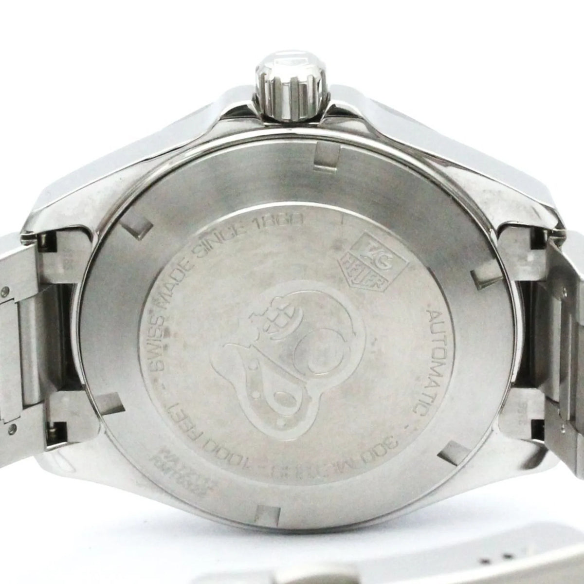 TAG Polished WAY2112 Watch Aquaracer HEUER Calibre 5 BF570555 Automatic (Good) Pre-Owned Steel