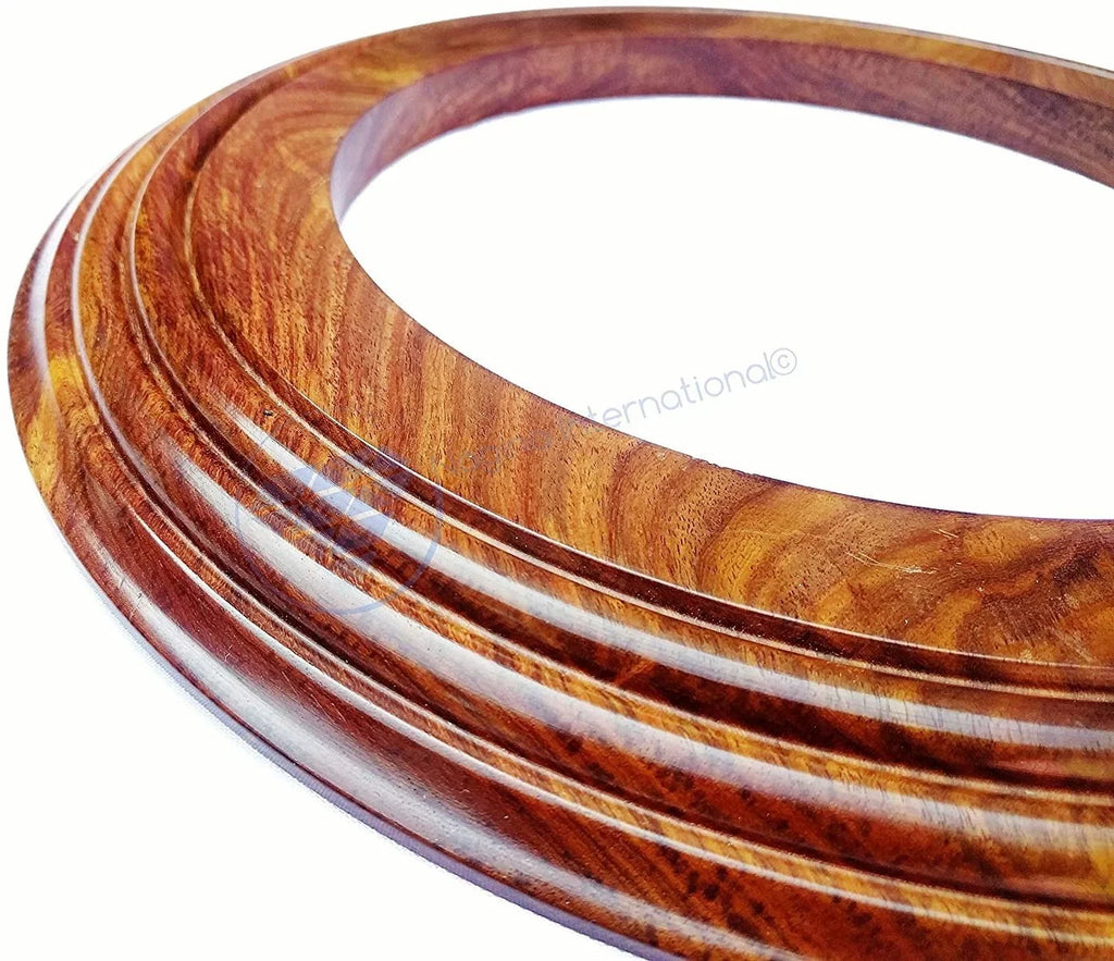 Solid Handcrafted Nagina Base Polished Wooden (12 Hardwood Inches) | International Frame
