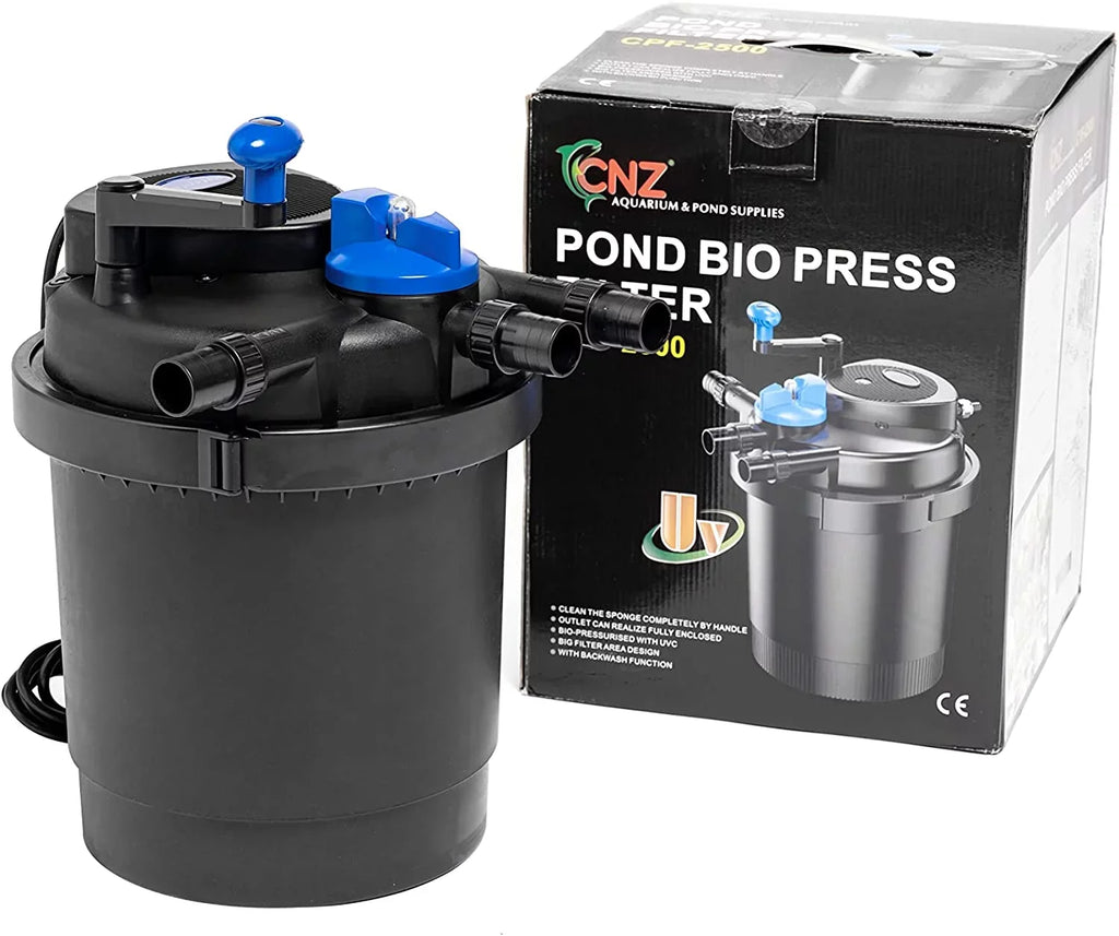 with 1600 CNZ Clarifier, Filter gallons Pond 13w CPF-2500 to Pressure Bio Up