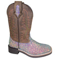 Smoky 3.5 Ariel Broad Square Girls' Western Pink D(M) Boot Toe Mountain Little US