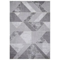 5 ft. 3 80354 Madison Concord Gray Rug, Geometric Global Brighton x Rectangle Trading Area