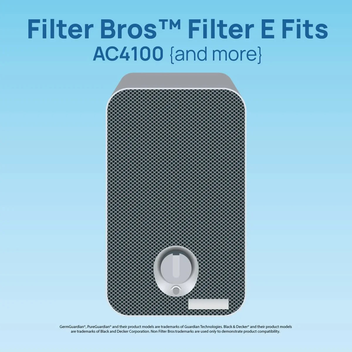 FLT4100 GermGuardian Filter Replacement HEPA AC4175 AC4100 Bros Filter Fits E