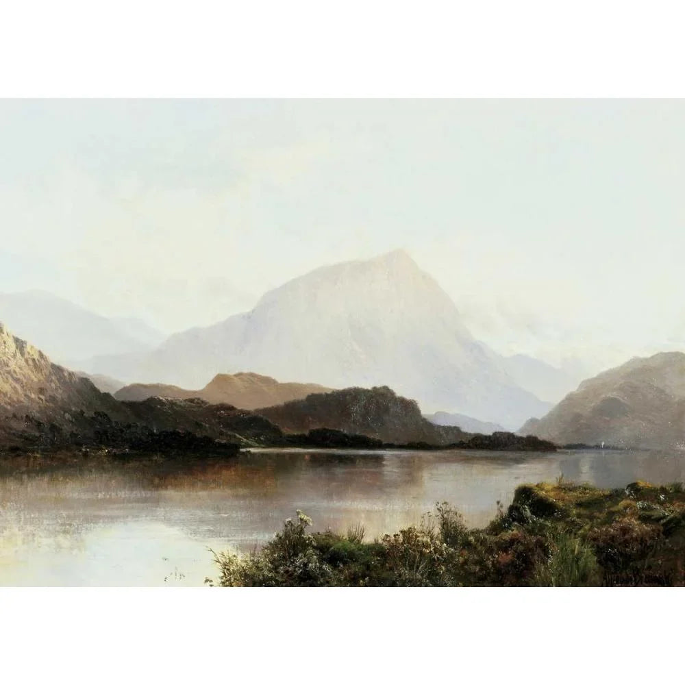 Art Alfred - De Black of Print Breanski, Modern Hills Titled Framed Lomond The Loch Museum 18x14