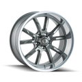 Ridler Grey/Polished 650 5X120 30Et Lip 20X8.5 72.62Cb