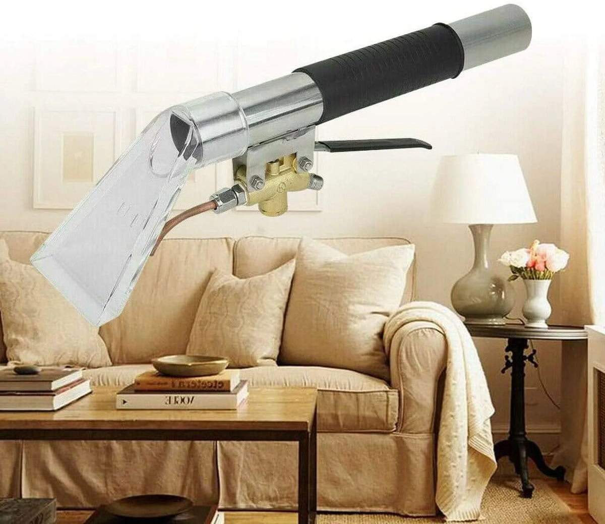 Cleaner Extractor Cleaning Manual High Home for Use Temperature Carpet Head, Upholstery Furniture Cleaner Hotel Steam OUKANING Head