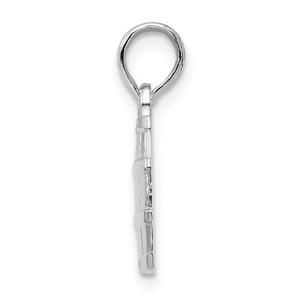 mm) Barrel Silver W-10 Grapes Sterling Auriga (L-18.5 Wine with 925 mm, Polished for Women Pendant