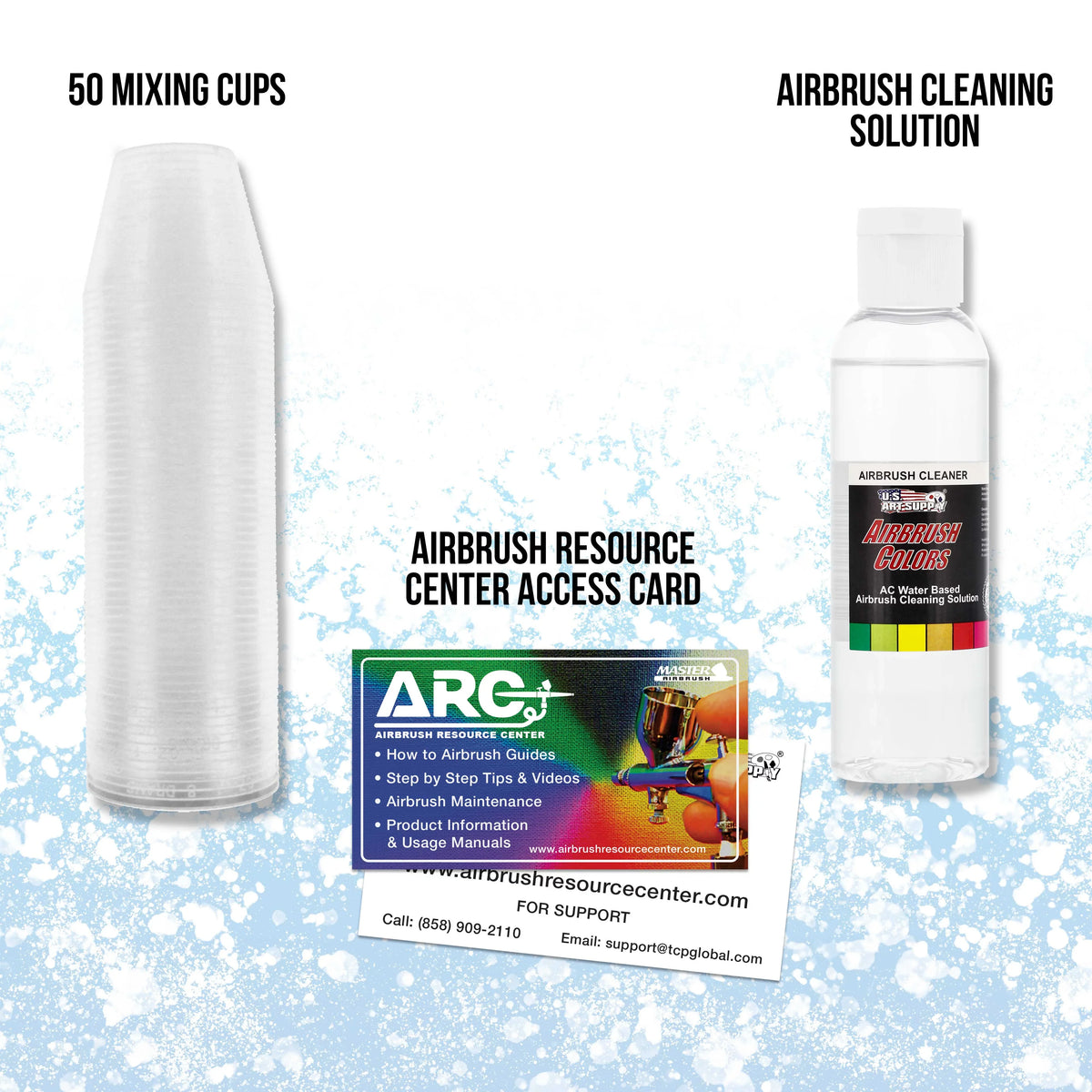 Paint Air Kit Pro System 3 Color Airbrush Set Art 12 Compressor Hobby