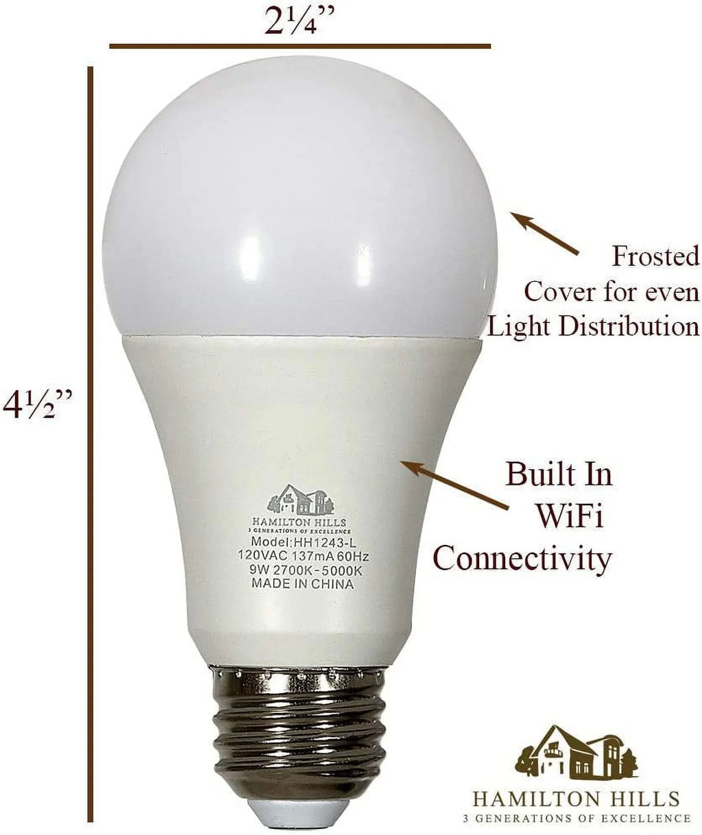 Hamilton Certified Bulb Smart - Smart Traditional LED Hills Home