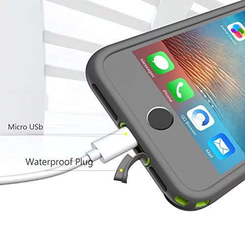 Shockproof 7 iPhone 8 Underwater Plus Plus - Snowproof Case Waterproof Cover Dirtproof &