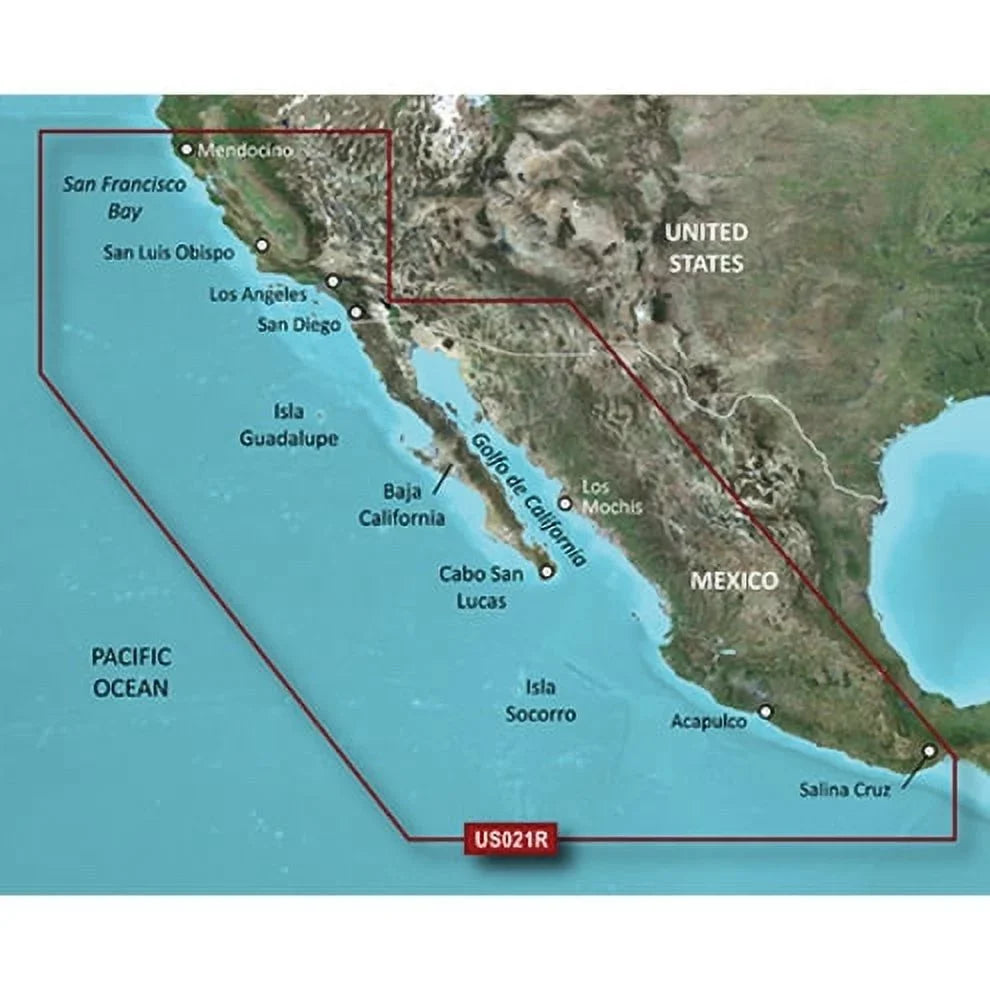 Garmin HUS021R, California-Mexico
