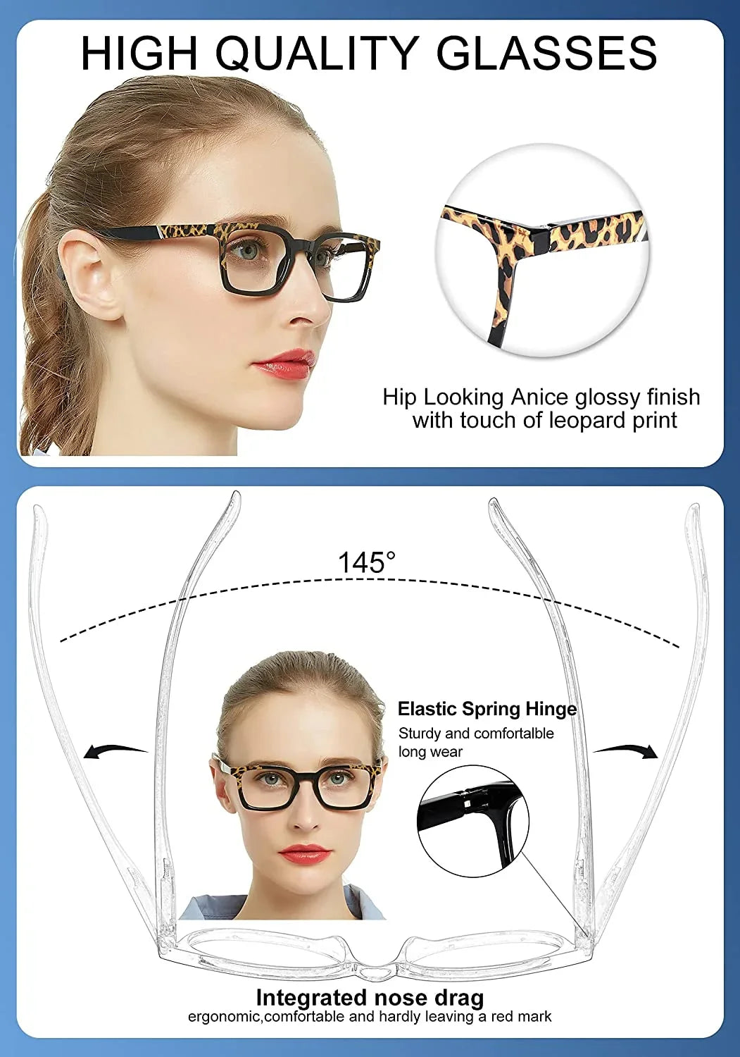 for Reading Lens OCCI Stylish Clear Designer Women CHIARI Readers Glasses